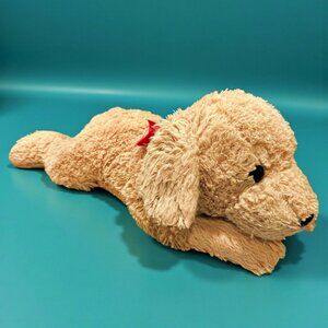 MTY Dan Dee Lying Dog Plush Tan Floppy Pillow Toy 23 Inch Stuffed Animal 2021